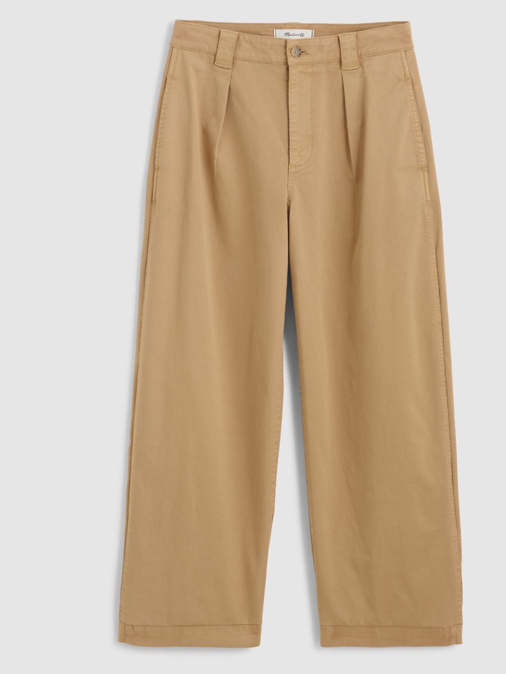 Madewell Short Barrel-Leg Chino Pant